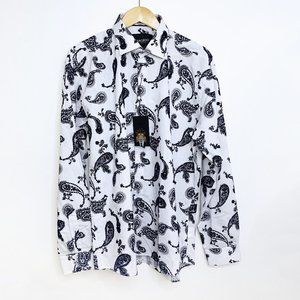 Maceoo - Paisley White Long Sleeve
